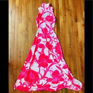 Vintage 1970s Hawaiian maxi dress - size xs / s